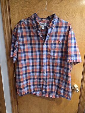 Duluth Trading Co. Untucked Shirt Sleeve Button Down Shirt